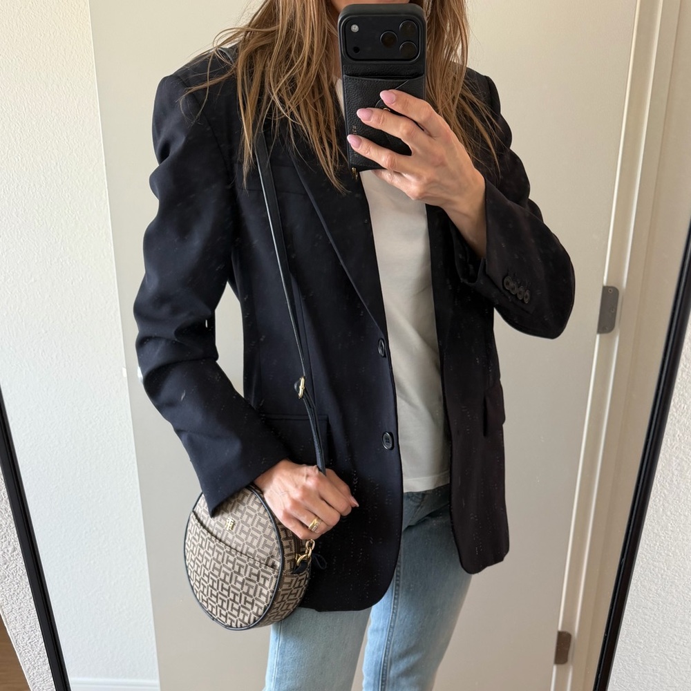 Zara dark navy blue Blazer